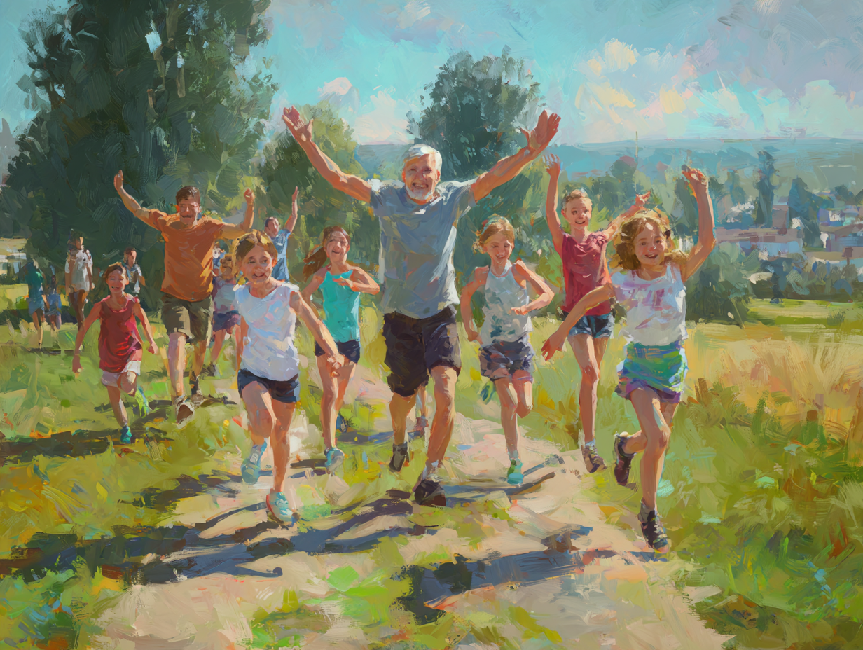 Активні люди різного віку займаються фітнесом